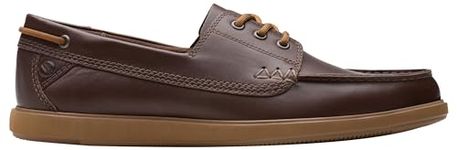 Clarks Men's Bratton Boat, Dark Brown Lea, 11 UK