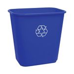 Commercial Recycling Bin, 6-Gallon, Blue