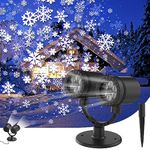 Christmas LED Lighting Projector - Double Head Rotating Snowflake Waterproof Indoor Outdoor Garden Lights Christmas Decorations