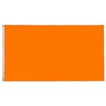 AZ FLAG - Plain Orange Flag - 2x3 Ft - 100D Polyester Orange Solid color Banner With Two Metal Grommets - Fade Resistant - Vivid Colors - 2' x 3' Feet