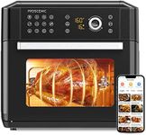 Proscenic T31 Air Fryer Oven With Rotisserie, 15L Digital Air Fryer Oven with Rapid Air Circulation, LED Touchscreen & APP/ALEXA Control, 12 Preset Programs, 100+ Online Recipes, 6 Accessories, 1700W