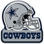 Aminco NFL Dallas Cowboys 3" Heavy Duty Helmet Magnet