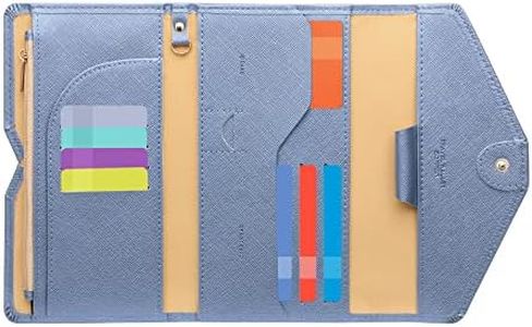 ZOPPEN Passport Holder Passport Wallet Travel Essentials Document Organizer, Passport Cover Rfid Travel Wallet Womens