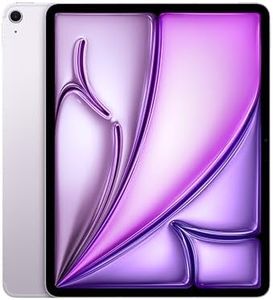 Apple 13" iPad Air (M2): Liquid Retina Display, 1 TB, 12 MP Querformat Frontkamera/12 MP Rückkamera, WLAN 6E und 5G Mobilfunk mit eSIM, Touch ID, Batterie für den ganzen Tag – Violett