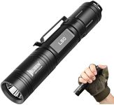 WUBEN L50 LED Flashlight Rechargeable, 1200 High Lumens Flash Light, Tactical Flashlight IP68 Waterproof with 5 Mode, EDC Handheld Flashlight for Home Camping Emergencies, Tool Gifts for Men