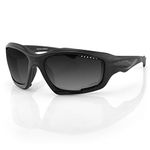 Bobster Desperado EDES001 Square Sunglasses,Black Frame/Smoked Lens,One Size