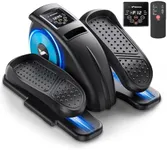 MERACH Under Desk Elliptical Machine, Ellipse Leg Exerciser for Seniors Adults Fully Assembled, Portable & Quiet Electric Seated Pedal Exerciser with 12 Adjustable Speed & Remote Control & 12 AutoMode