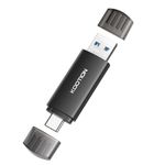 KOOTION USB Stick 256 GB, USB C 256G Stick OTG 3.0 Memory Stick 2-in-1 USB 256G Flash Drive Type C Flash Drive 256 Gbyte for PC/Laptop, Type-C Mobile Phone