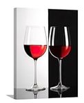 Red Wine Glass Wall Art Wine Canvas