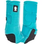 Classic Equine Legacy2 Hind Support Boots, Aqua, Medium