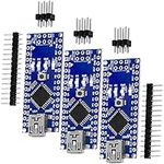 AZDelivery AZ-Nano V3-Board Mini USB Board FT232RL Compatible wtih ATmega328 16MHz Compatible with ATmega328P Micro Controller, compatible with AZ-Nano V3-Board Including E-Book! (3PCS)