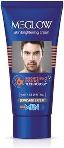 Meglow Premium Face Cream for Men 50g With Mild Aloe Vera Fragrance|SPF 15|Paraben Free|with Vitamin E, Aloevera and Cucumber Extracts Helps to Brightening & Moisturize Skin