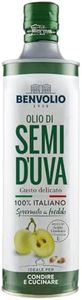Huile de Pépin de Raisin Pressée à Froid - BENVOLIO | 1938 750 ml - 100% Italien Riche en Vitamine E et Riche en Omega 6 - Huile de Cuisine Alimentaite et Huile de Massage Relaxante Grapeseed Oil