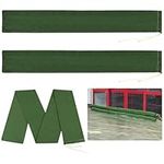 3PCS Flood Water Barrier Sandbag,Water Activated Flood Barrier Bags,Long Canvas Sandbags with Elastic Band,Reusable Sandbags for Flooding Rain Water Control for Doors&Windows