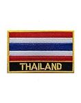 Uijokdef 1 PCS Thailand Flag Patche