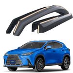 Goodyear In-channel Wind Deflectors for/compatible with Lexus NX 2022-2026 SUV- Car accessories - Rain Deflectors - Let Fresh Air In During Rain - Sunshades - Reduced Wind Noise-4 Pcs