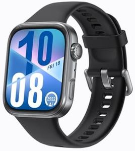HUAWEI Watch FIT 4 smartwatch, 1.82" Large Display, Up to 10-Day Battery Life, Dual Band GPS, 100+ Sports Modes, Fitness Health Tracker, Emotional Assistant, Compatible with Android iOS, Black