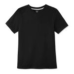 French Toast Boys' Big T-Shirt, Black, Large / 10/12 US