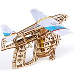 UGears Models to Build for Teens Flight Starter, Paper Airplane, Portable Hand Catapult, Mechanical Model Building Kit, Birthday Gift Craft Box, Building Toys for Kids, Creative Educational Puzzles