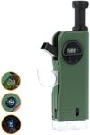 Carson CP-11 X-Scope 7-in-1 Exploration Tool Featuring Microscope and Telescope, Green