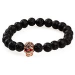 Gold Bracelet For Men Skull