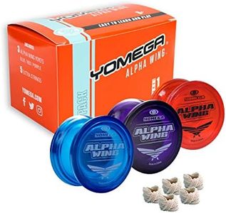 Yomega 3X Alpha Wing Yoyo, fixed axle yo-yo designed for beginner. string trick play and fixed axle enthusiasts!