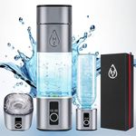 Hydrogen Water Bottle, Hydrogen Water Bottle Generator for 6000ppb, SPE and PEM Hydrogen Machine, 280ML Portable Hydrogen Generator for Healthy Improve, Sport, Gift, Gray