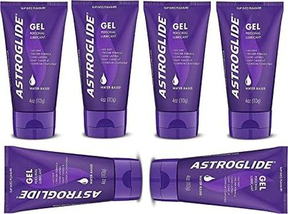 Astroglide Personal Lubricant Gel, 4-Ounce Tubes (Pack of 6)
