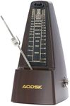 AODSK Mechanical Metronome Black Universal Metronome for Piano Guitar Violin Drums and Other Instruments Standard Loud Sound