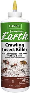 Harris Diatomaceous Earth Crawling Insect Killer, 8oz for Roaches, Fleas, Ants, Bed Bugs, and More…