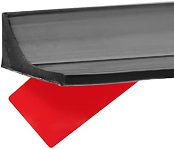 New Collapsible Shower Threshold Water Dam, Self Adhesive Silicone Waterproof Barrier Bathroom and Kitchen Water Strip Dam Shower Guard for Dry And Wet Separation Caulk Seal Strip Edge Trim(Black)