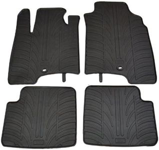 Rubber Car Mats GL 0144 Set Tappeto di Gomma Più Clip di Montaggio 4 Pezzi