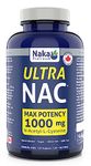 Naka Platinum Ultra NAC (N-Acetyl-L-cysteine) Max Potency 1000 mg per tablet - 150 tablets