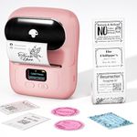 Goknu M110 Label Printer Machine, Bluetooth Wireless Thermal Label Printer with Rechargeable Battery, Handheld Printer Sticker Maker Barcode Printer,Label Maker Machine Compatible for Android &IOS