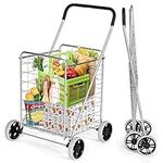 IRONMAX Grocery Shopping Cart, Fold