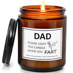 Dad Gifts from Daughter Son, Natural Soy Wax Aromatherapy Candles, Stress Relief Candles for Bathtub, Sleeping, Funny Scented Candles Gifts for Dad Grandpa as Birthday Father's Day Christmas Gifts