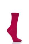 SockShop Ladies Colour Burst Vibrant Bamboo Socks with Smooth Toe Seams Pack of 1 Raspberry Beret 4-8