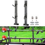 ELITEWILL 2 Place Locking Trimmer Rack Trim line Holder Fit for Open Landscape Trailers Racks