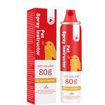 Spray Corrector for Dog Trainer, 80ml. Stops Barking, Jumping Up, Place Avoidance, Food Stealing, Dog Fights & Attacks. Help Stop Unwanted Dog Behaviour. Easy to Use, Safe, Humane & Effective. Red