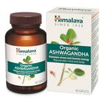 Himalaya Organic Ashwagandha 670Mg Tablet | 100% Pure Ashwagandha Root Extract | Clinically Proven | Helps Relieve Stress & Anxiety | Rejuvenates Mind And Body | Pack Of 60