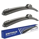 EMITHSUN OEM QUALITY 20" + 18" Premium All-Seasons Durable Stable And Quiet Windshield Wiper Blades(Set of 2)