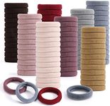 100PCS Elastic Cotton Hair Bands, S