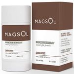 MAGSOL Natural Deodorant for Men & Women - Mens Deodorant with Magnesium - Perfect for Ultra Sensitive Skin, Aluminum Free Deodorant for Women, Baking Soda Free 3.2 oz (Sandalwood)