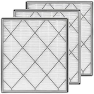HE401 Replacement Filter for Shark Air Purifier 4,HE400 HE401 HE402 HE405,HE4FKPET,H13 True HEPA with Advanced Odor Lock Filter,3 Pack
