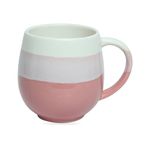 U & U UNIQUE UTILITIES Ceramic Coffee Mug Milk Cup for Home & Office Gift (Pink) - 450 ML