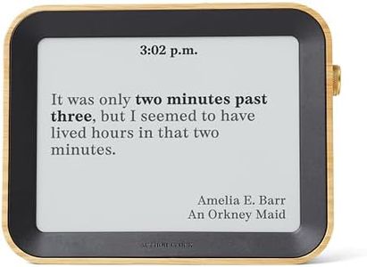 Author Clock – Literary Clock that Tells Time Using Book Quotes | Unique Gift for Book Lovers | New Quote Every Minute | Large | Vol 2