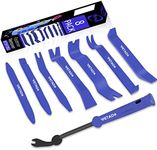 Wetado Trim Removal Tool, Car Upholstery Repair Kit, Car Door Audio Panel Trim Removal Set, Fastener Terminal Remover Tool Set Clips Pry Kit Auto Clip Pliers (8PCS Blue)