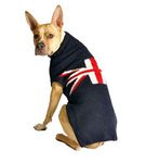 Chilly Dog Union Jack Dog Sweater, Large