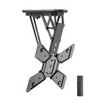 RICOO SE0544 TV Ceiling Mount Foldable & Electric for 23-55 Inch TV Wall Mount Electric TV Lift/TV Ceiling Mount TV up to 30 kg with Max. VESA 400 x 400 mm