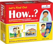 Creative's Let's Find Out-How | WH Question Series | Self-Correcting Match Ups Game | How is The Part of What, When, Where, Why, Who Series | Game for Ages 4 & Above